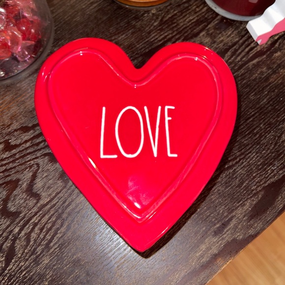 Rae Dunn Other - NWT Rae Dunn “Love” heart shaped jewelry holder
